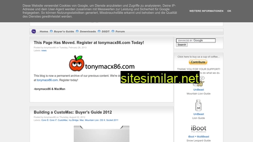 Tonymacx86 similar sites