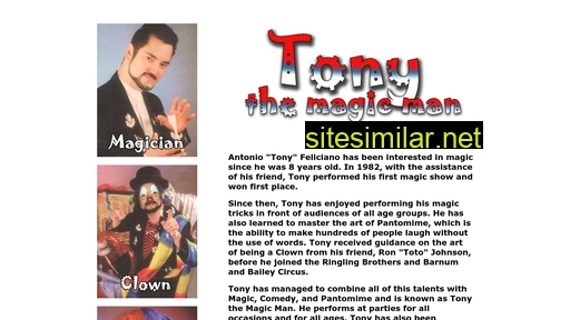 tonythemagicman.com alternative sites