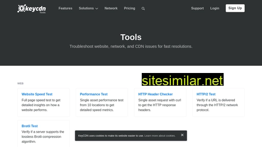 tools.keycdn.com alternative sites