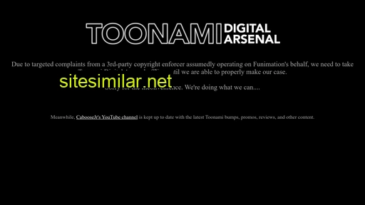 toonamiarsenal.com alternative sites