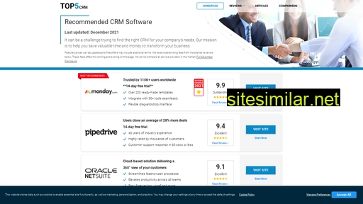 top5-crm.com alternative sites
