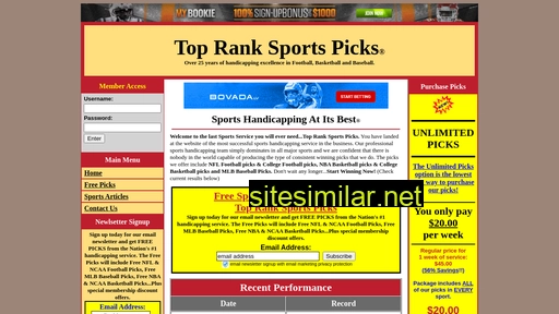topranksportspicks.com alternative sites