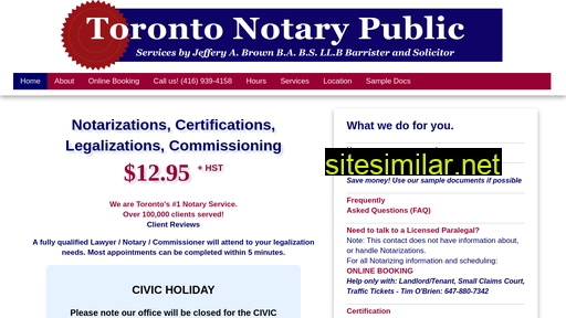 toronto-notary-public.com alternative sites