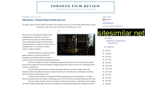 Torontofilmreview similar sites