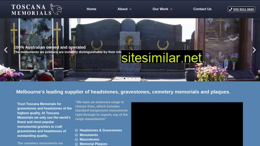toscanamemorials.com alternative sites
