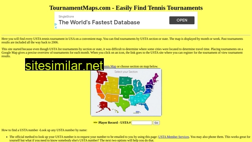 Tournamentmaps similar sites
