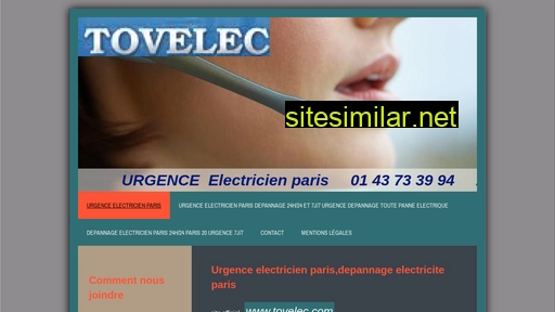 Tovelec-electricite-paris similar sites