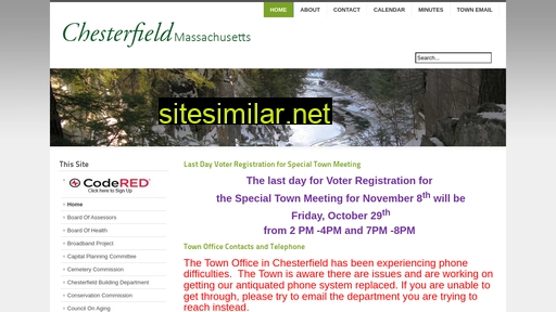townofchesterfieldma.com alternative sites