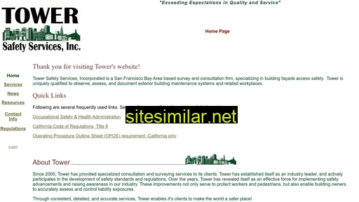 Towersafetyservices similar sites