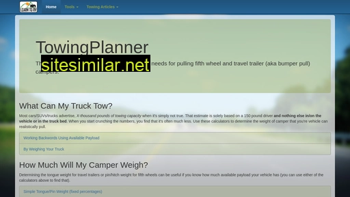 towingplanner.com alternative sites