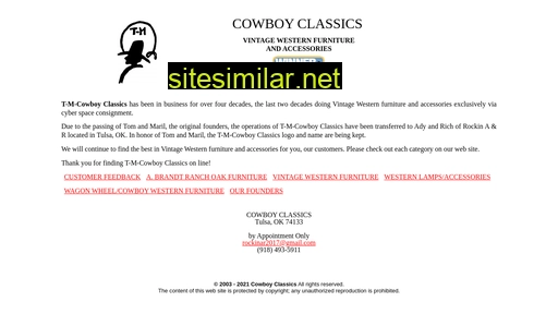 t-m-cowboyclassics.com alternative sites