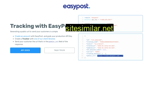 track.easypost.com alternative sites