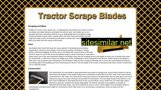 tractorscrapeblade.com alternative sites