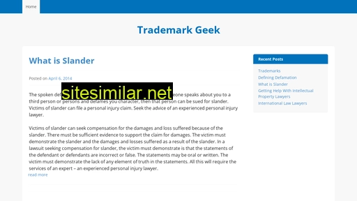 trademarkgeek.com alternative sites