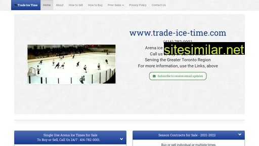 Trade-ice-time similar sites