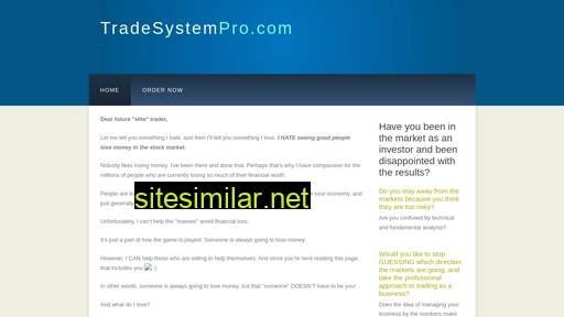 Tradesystempro similar sites