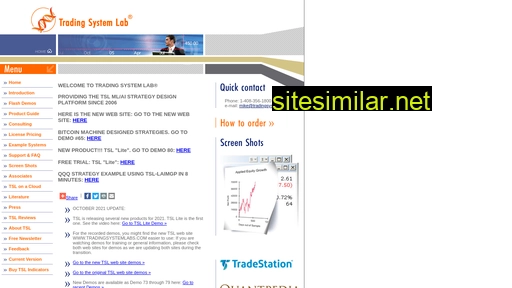 Tradingsystemlab similar sites