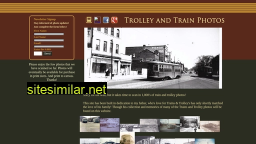 Trainandtrolleyphotos similar sites