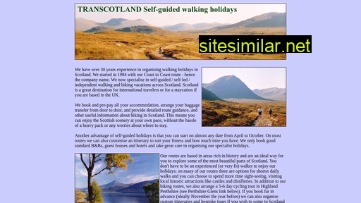 transcotland.com alternative sites