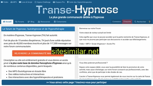 transe-hypnose.com alternative sites