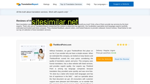 Translationreport similar sites