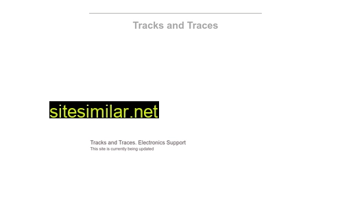 Tracksandtraces similar sites