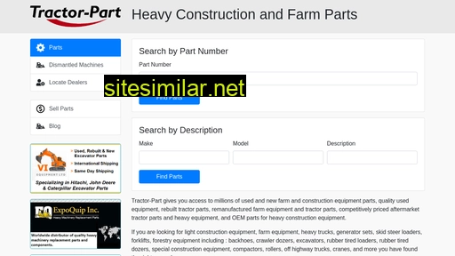 Tractor-part similar sites