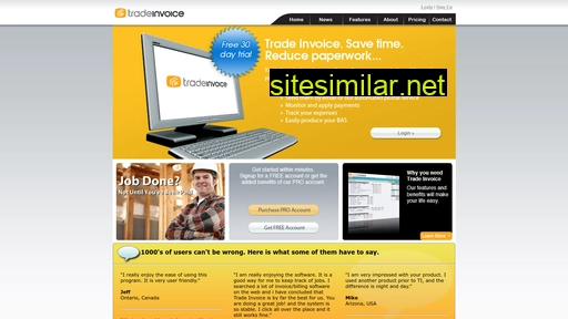 tradeinvoice.com alternative sites