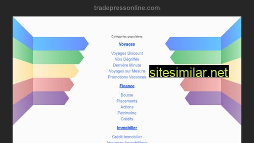 tradepressonline.com alternative sites