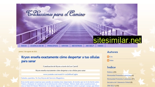 traduccionesparaelcamino.blogspot.com alternative sites