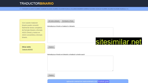 traductorbinario.com alternative sites