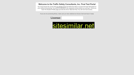 trafficsafetyconsultantsfinaltest.com alternative sites