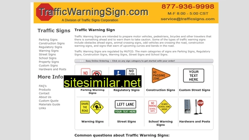 trafficwarningsign.com alternative sites
