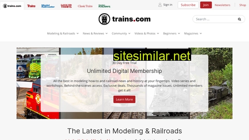 trains.com alternative sites