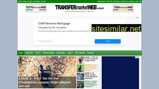 transfermarketweb.com alternative sites