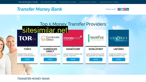 transfermoneybank.com alternative sites