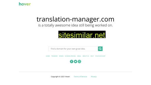 Translation-manager similar sites
