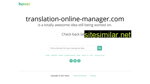 Translation-online-manager similar sites