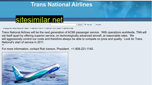 transnationalairlines.com alternative sites