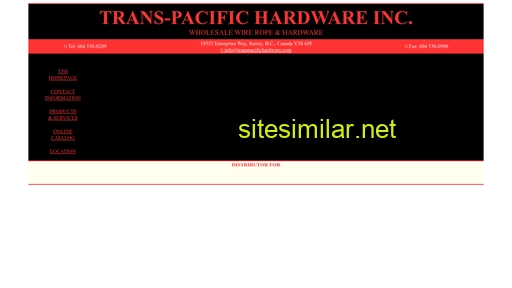 transpacifichardware.com alternative sites