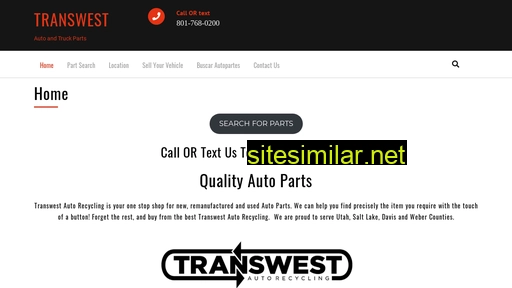 transwestautoparts.com alternative sites