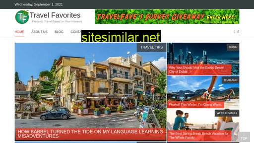 Travelfave similar sites