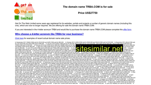 trba.com alternative sites
