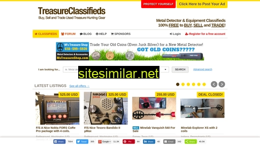 treasureclassifieds.com alternative sites