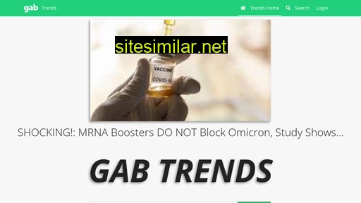 trends.gab.com alternative sites