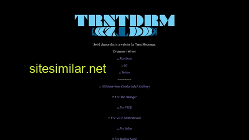 trentdrum.com alternative sites