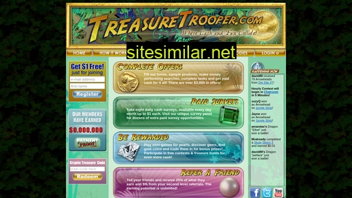 treasuretrooper.com alternative sites