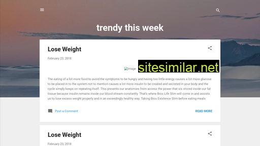 Trendythisweek similar sites