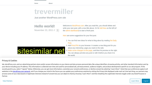 trevermiller.wordpress.com alternative sites