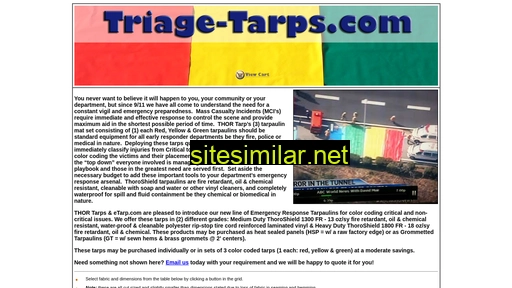 triagetarps.com alternative sites
